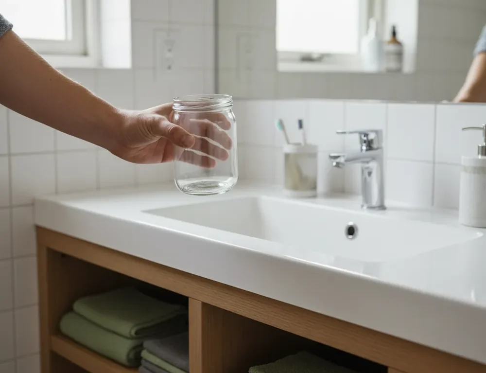 Jak vyrobit účinný přírodní osvěžovač vzduchu do koupelny pouze pomocí sklenice a dvou ingrediencí, které najdete doma